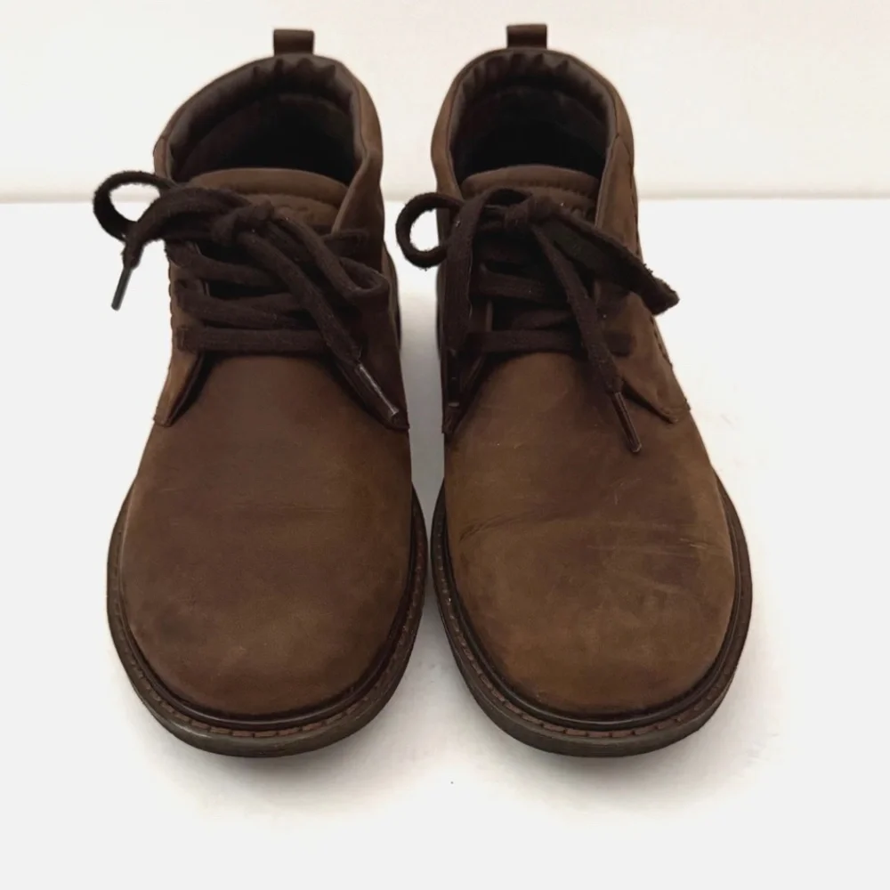NWOB Ecco Turn Goretex‎ Chukka Ankle Boots Size 5 Brown Oil Nubuck